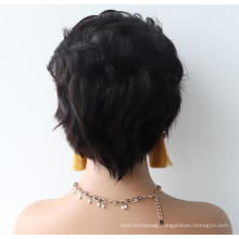 Hot Selling Transparent Short Human Hair Wigs, Pixie Cut Wigs for Woman
